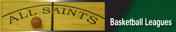 All Saints banner-basketball