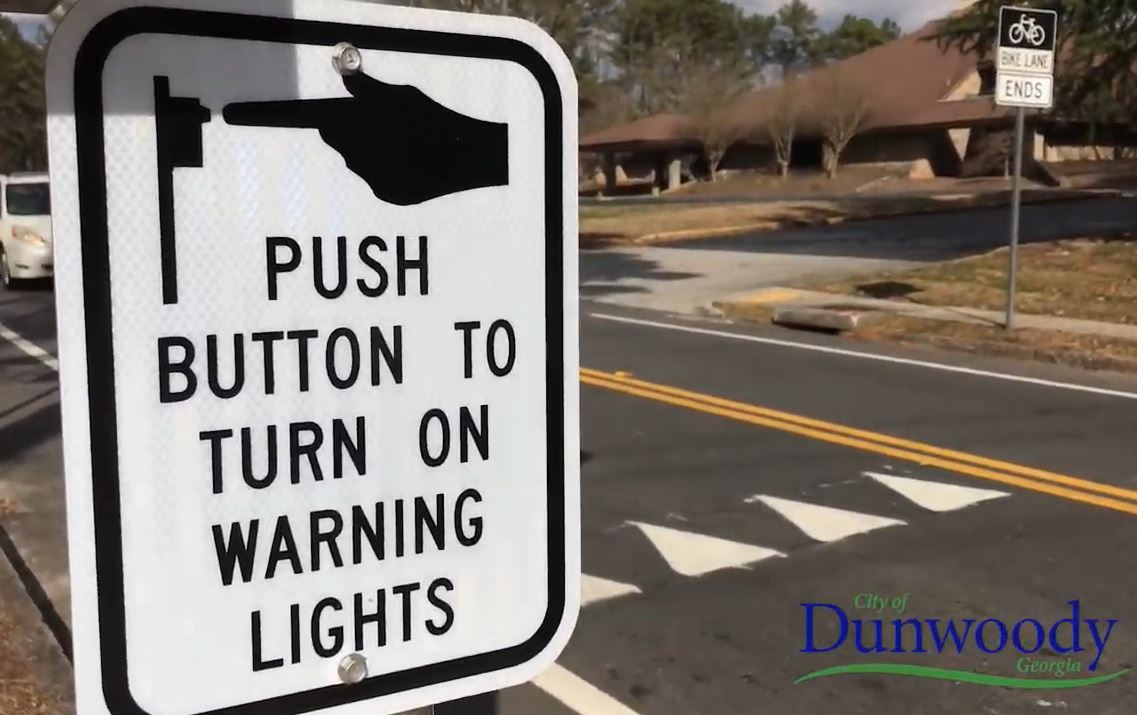 City of Dunwoody launches pedestrian safety campaign - The Aha! Connection