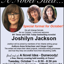 Best selling author Joshilyn Jackson at A Novel Idea in Dunwoody