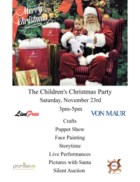 The Children\\\'s Christmas Party (November 23rd 3pm-5pm)