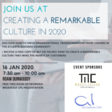 Free Leadership Program: Creating a Remarkable Culture in 2020