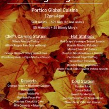 Thanksgiving Feast at Portico Global Cuisine