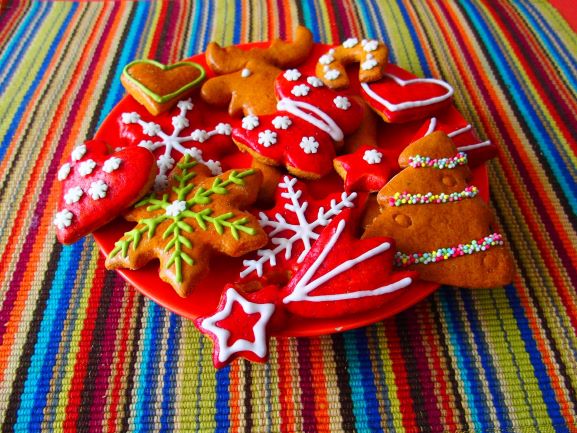 Holiday Holly Jolly Cookie Decorations