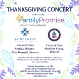 Nov. 17 Saint Luke's Thanksgiving Concert to Benefit Family Promise
