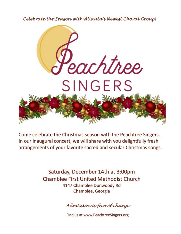 Peachtree Singers Inaugural Concert