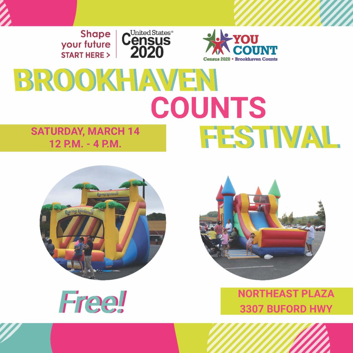Brookhaven presents the Brookhaven Counts Festival at Northeast Plaza