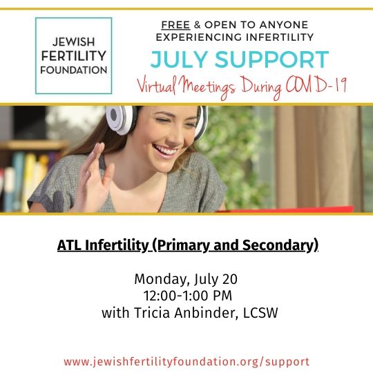 Jewish Fertility Foundation Virtual Infertility Support Group