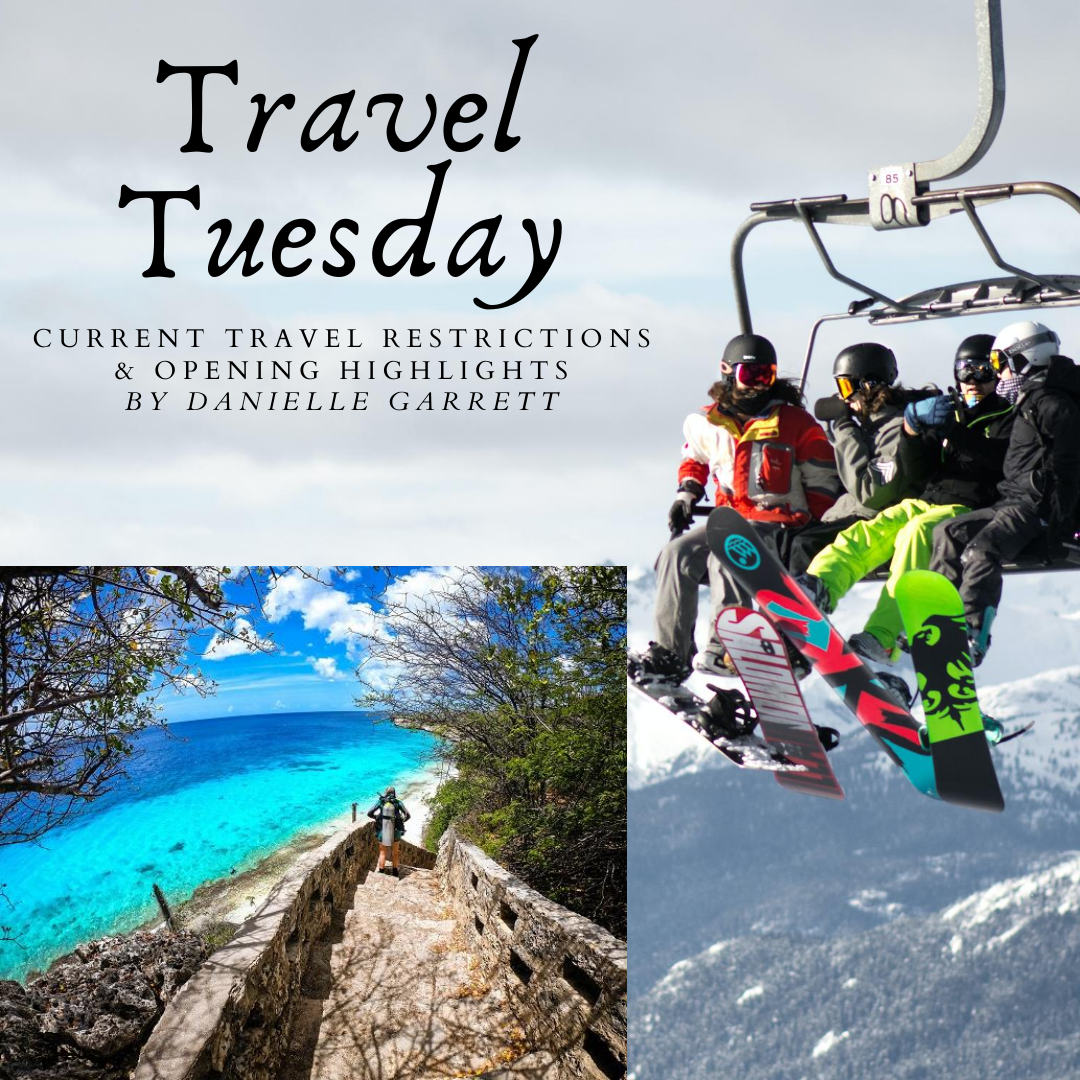 Travel Tuesday with Danielle Current Travel Restrictions and Opening