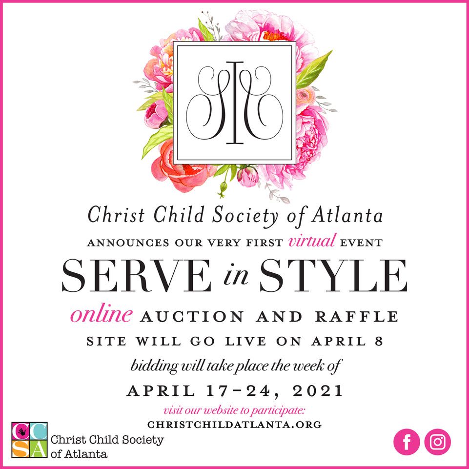 Christ Child Society of Atlanta's Serve In Style Virtual Fundraiser