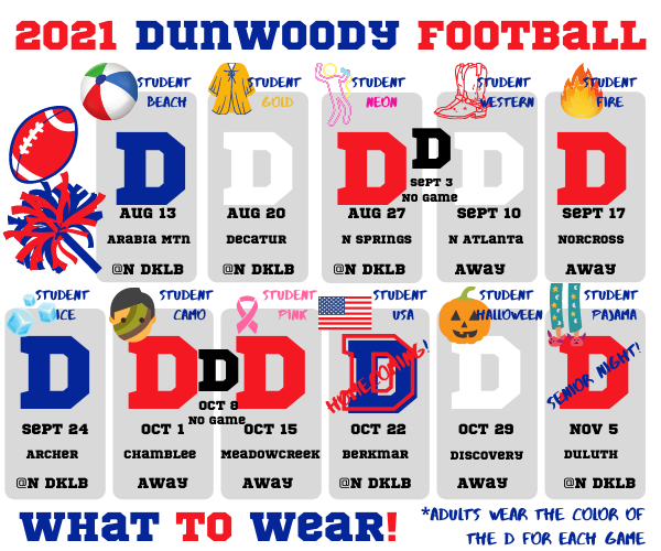Dunwoody vs Decatur (Football Game at N. DeKalb Stadium)