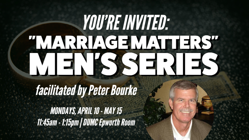 Marriage Matters - Men's Series