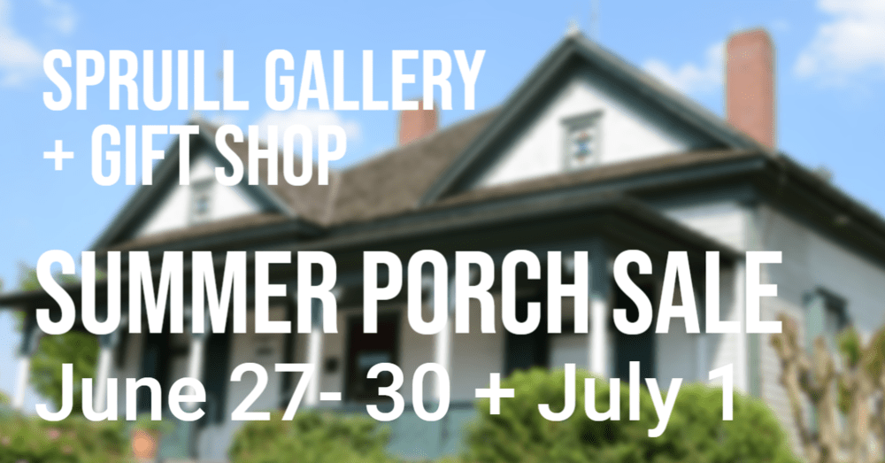 Summer Porch Sale @ Spruill Gallery & Gift Shop