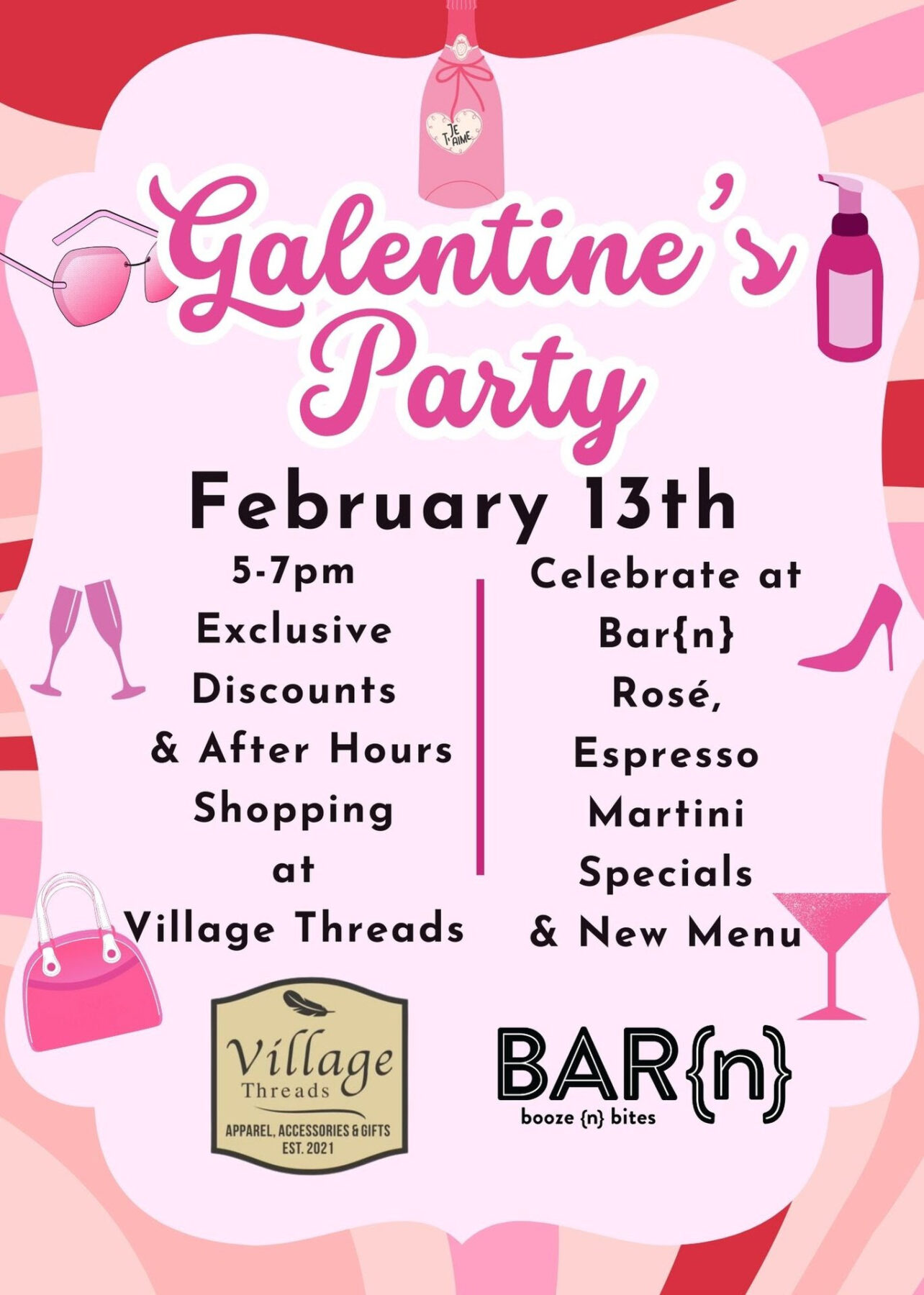 Galantine Extravaganza at Village Threads and Bar{n}