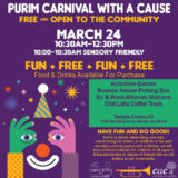 Purim Carnival with a Cause Open to All - March 24