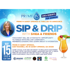 Sip & Drip with Shea Roberts our House District Representative!