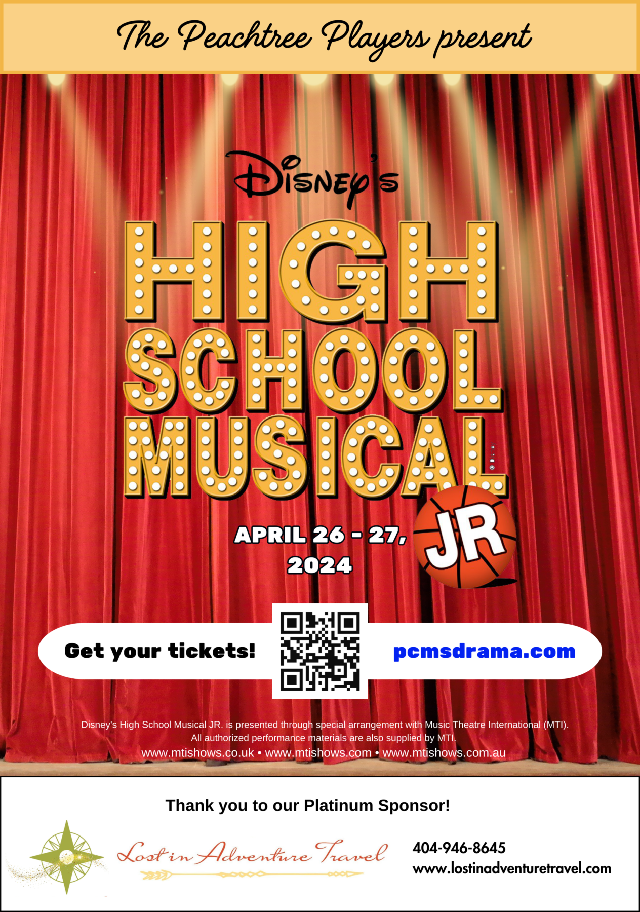Peachtree Middle School Presents High School Musical Jr.