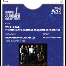 Chamblee Summer Concert Series:  “Who’s Bad: The Ultimate Michael Jackson Experience.”